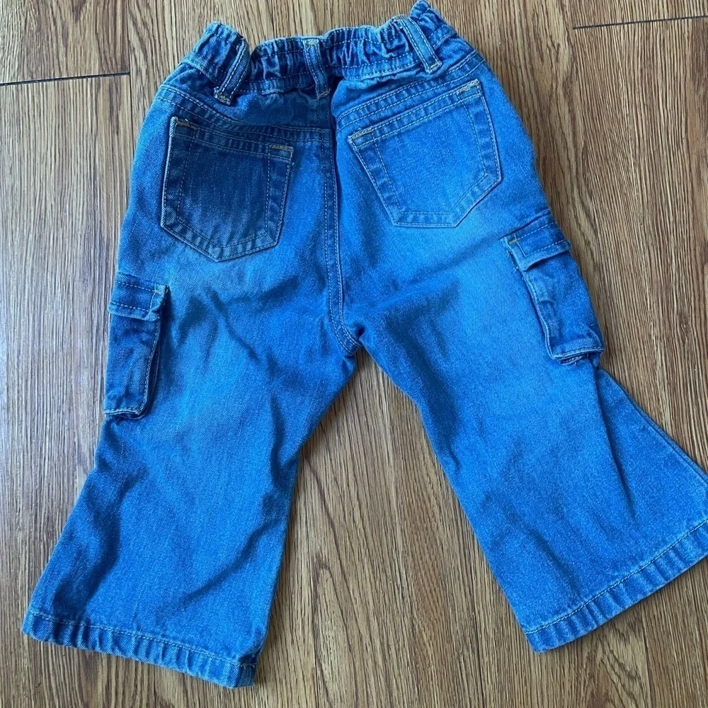 Blue Cargo Jeans for Kids